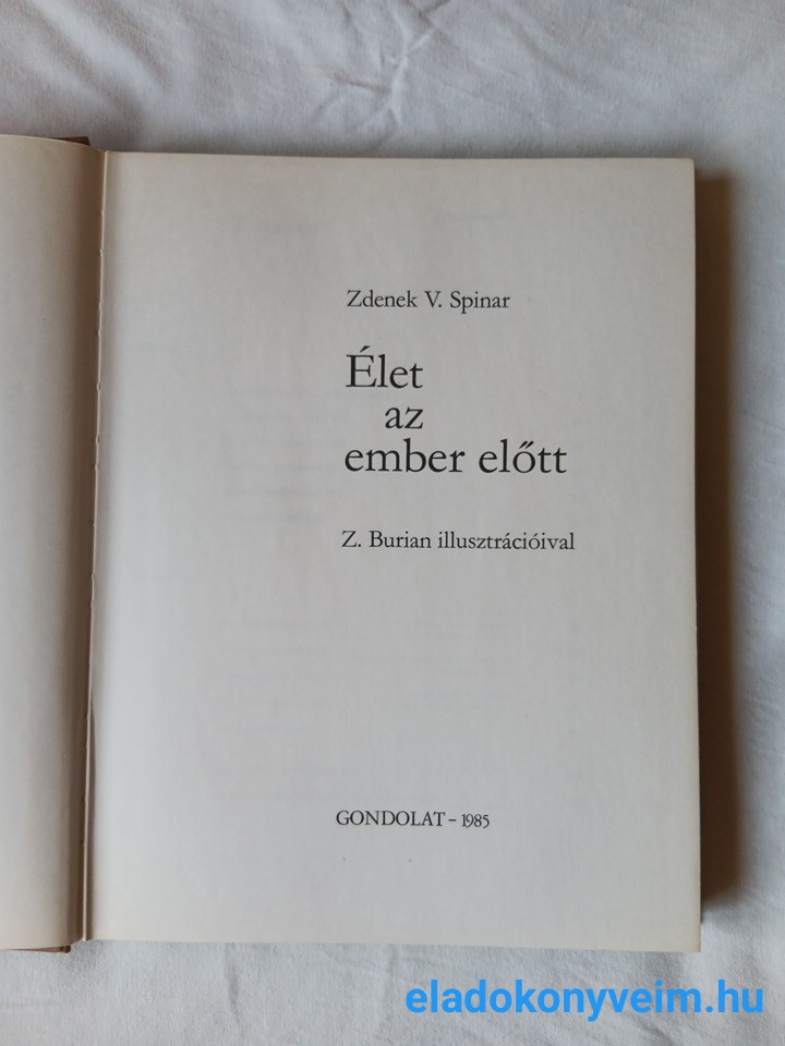 Zdenek V. Spinar: Élet az ember előtt - 2. kép