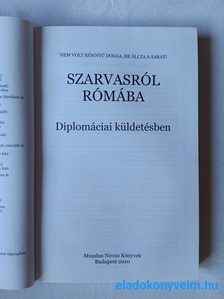 Misur György: Szarvasról Rómába - 2. kép
