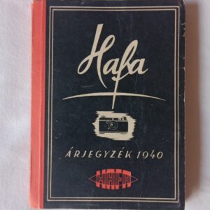 HAFA árjegyzék 1940 / Amatőrmozi árjegyzék