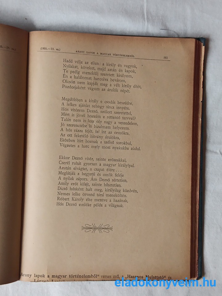Arany lapok a magyar történelemből 1904-1905 : verses krónika az ifjúság számára - 6. kép