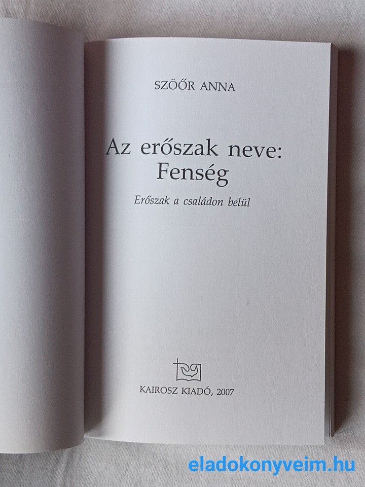 Szöőr Anna: Az erőszak neve: Fenség - 2. kép
