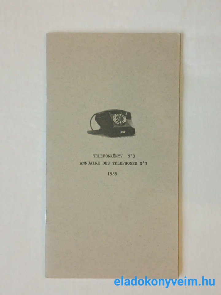 Telefonkönyv No 3. (1985) - 1. kép
