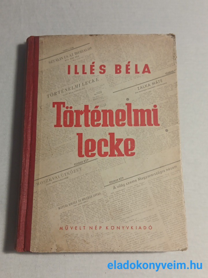 Illés Béla: Történelmi lecke - 1. kép