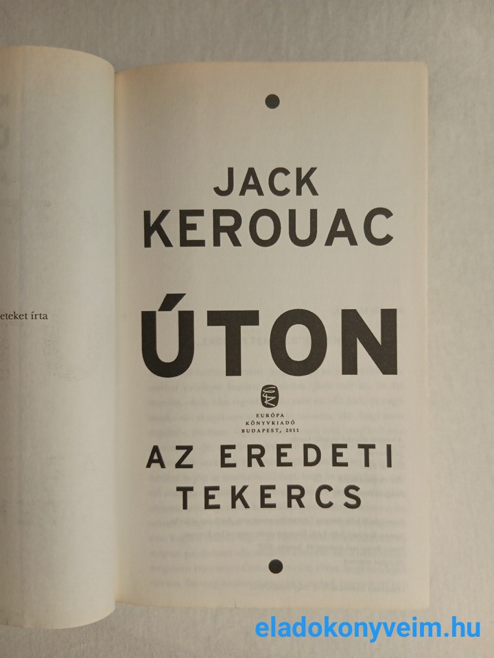 Jack Kerouac: Úton : az eredeti tekercs - 2. kép