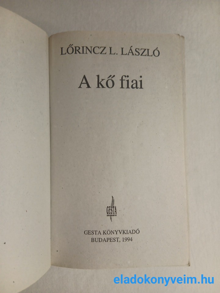 Lőrincz L. László: A Kő fiai - 2. kép