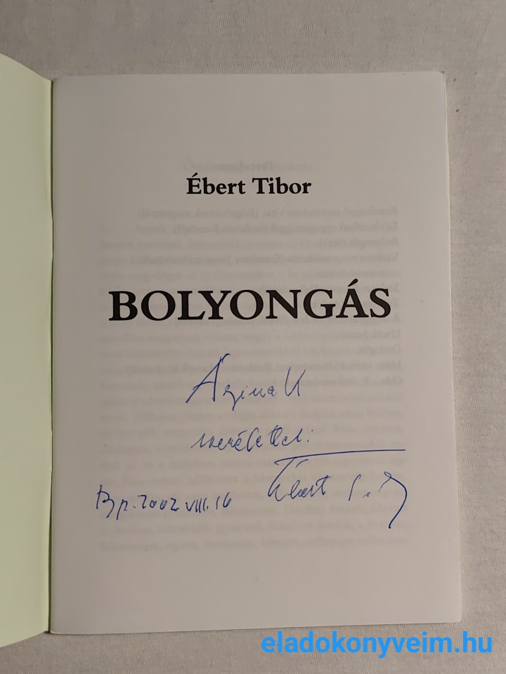 Ébert Tibor: Bolyongás - 2. kép