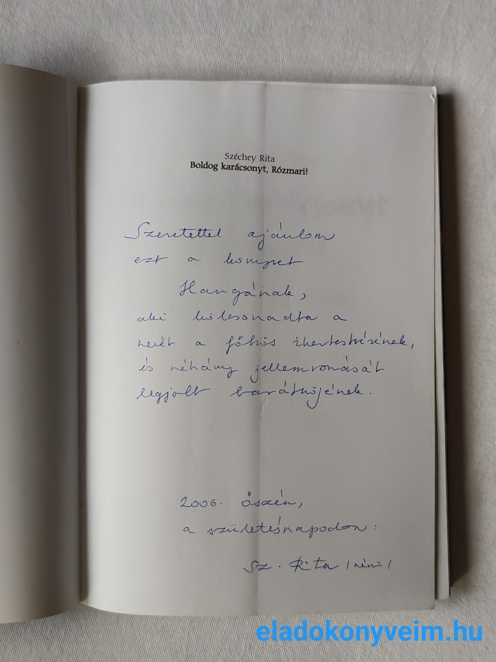 Széchey Rita: Boldog Karácsonyt, Rózmari! - 2. kép