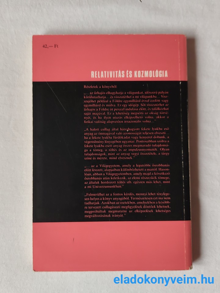 William J. Kaufmann: Relativitás és kozmológia - 4. kép