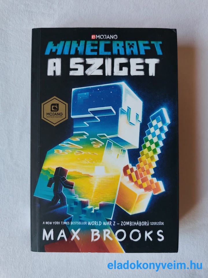 Max Brooks: Minecraft: A sziget (Minecraft regények 1.) - 1. kép