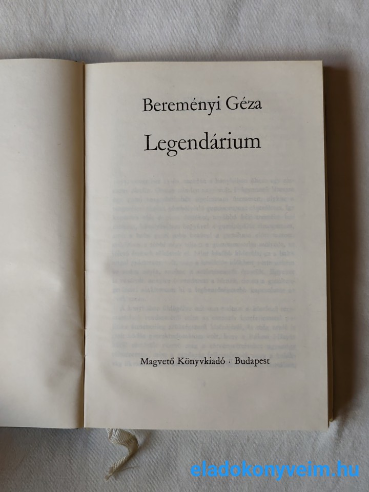 Bereményi Géza: Legendárium - 4. kép