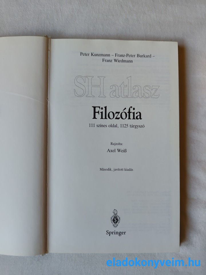 P. Kunzmann, F.-P. Burkard, F. Wiedmann: Filozófia - 2. kép