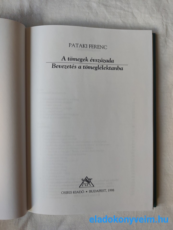 Pataki Ferenc: A tömegek évszázada - 2. kép
